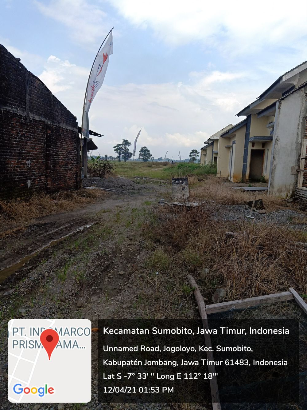 foto posisi tengah perumahan Jogoloyo Residence
