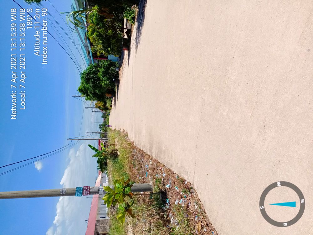 foto posisi tengah perumahan Benih Raya