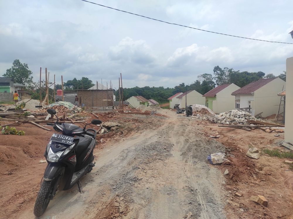 foto posisi tengah perumahan Green View Residence 1