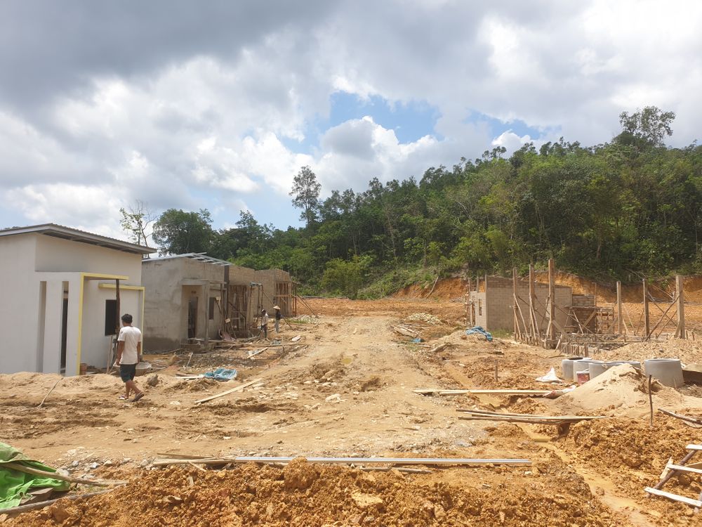 foto posisi tengah perumahan Lala Residence