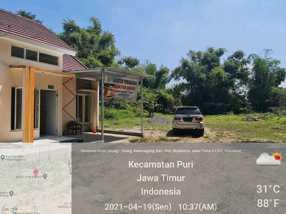 foto posisi tengah perumahan perumahan De Puri Kanigraha