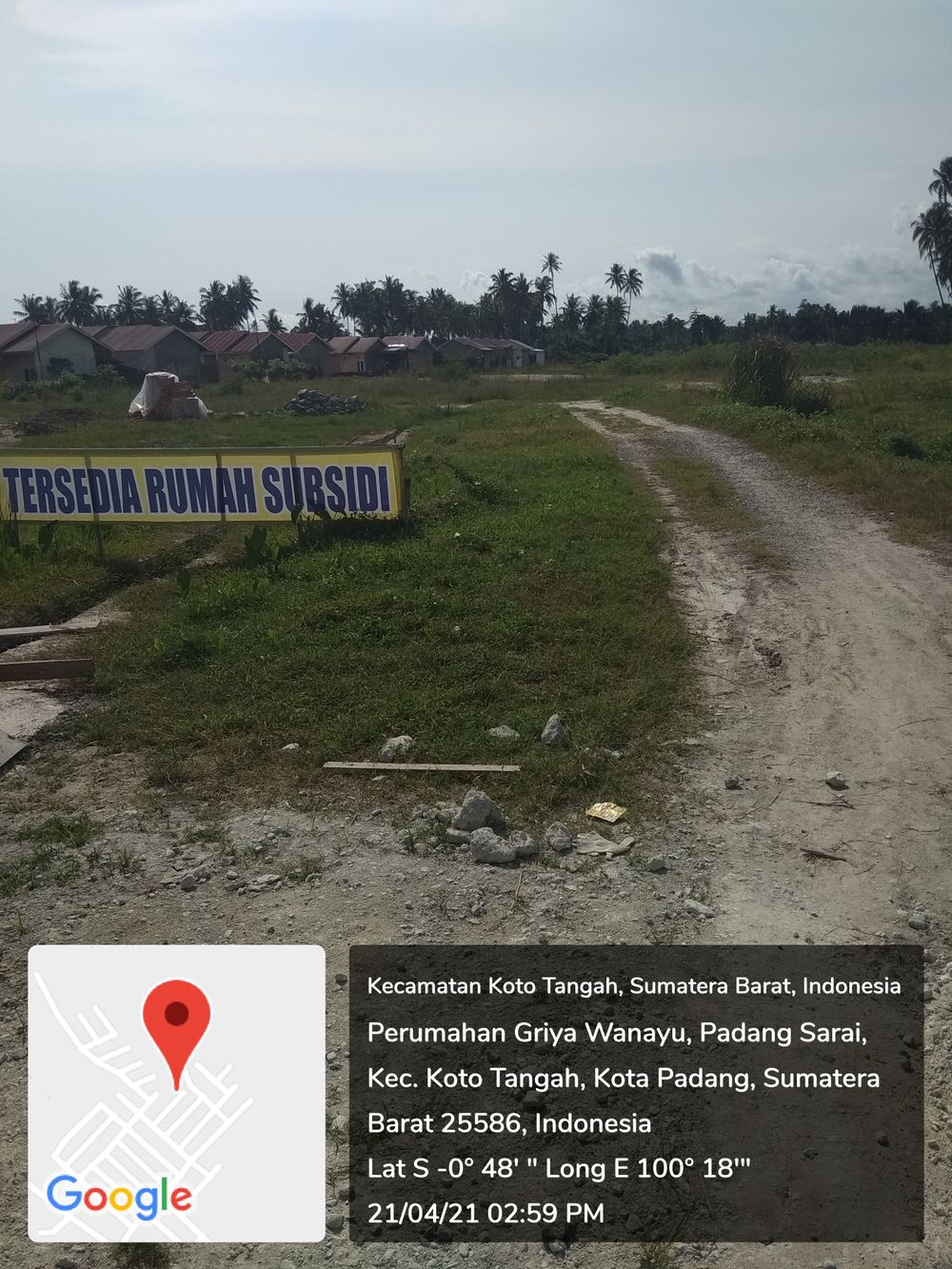 foto posisi tengah perumahan GRIYA WANAYU
