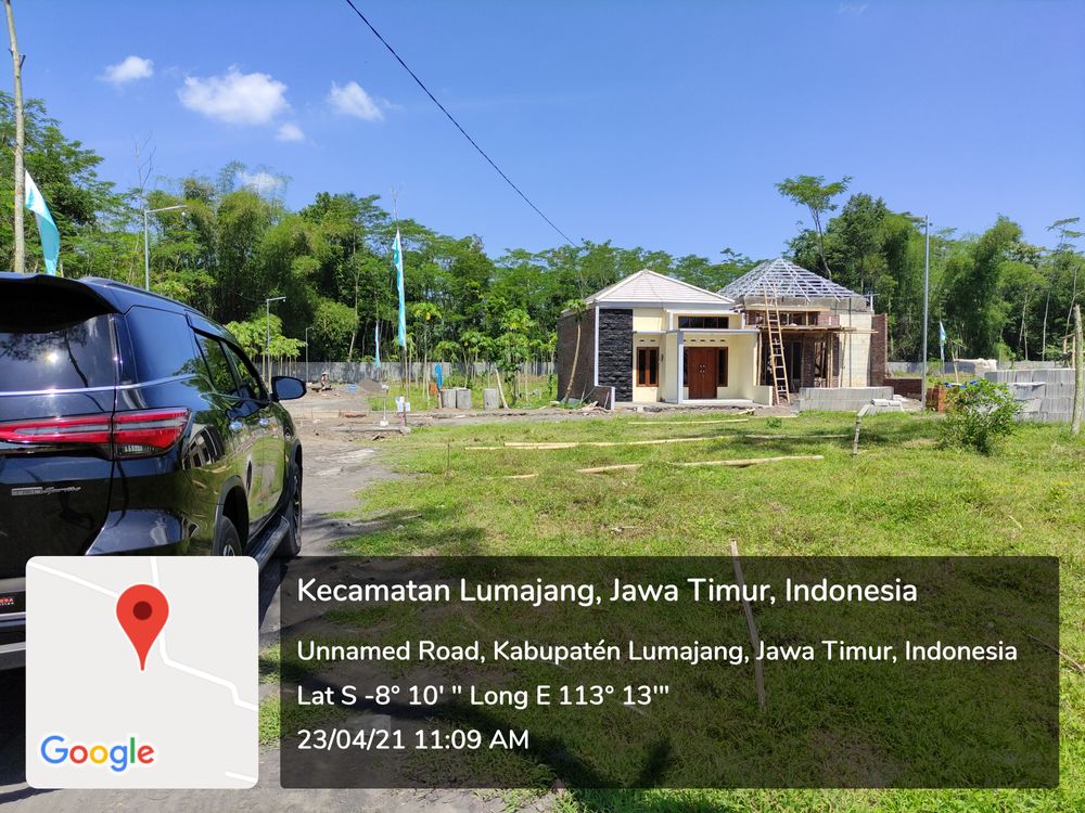foto posisi tengah perumahan Permata Grati Garden