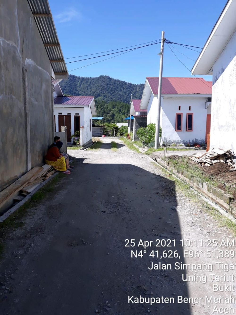 foto posisi tengah perumahan MERAPI STREET RESIDENCE