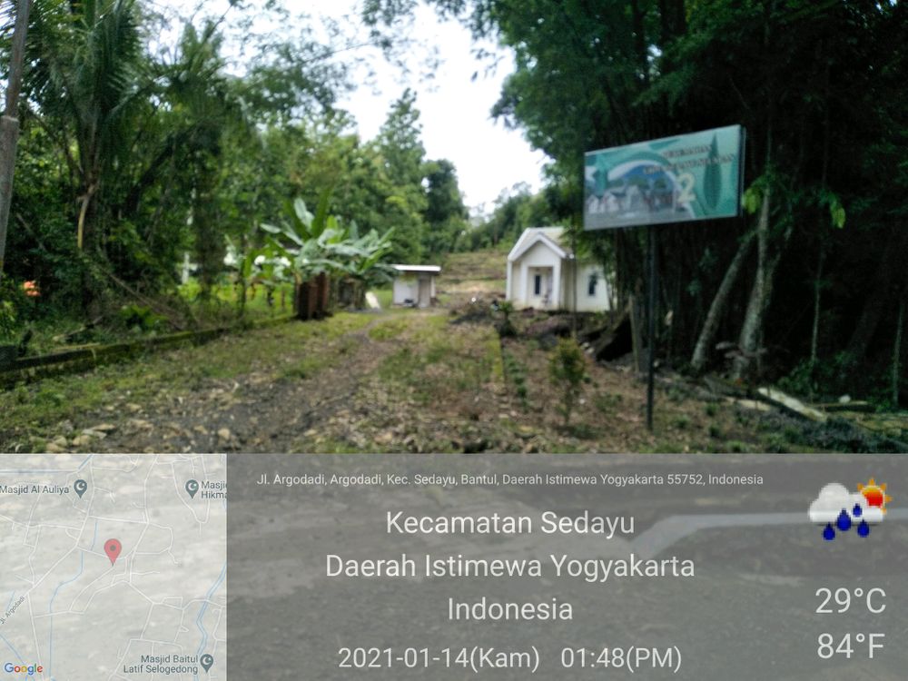 foto posisi tengah perumahan Griya sedayu selaras 2