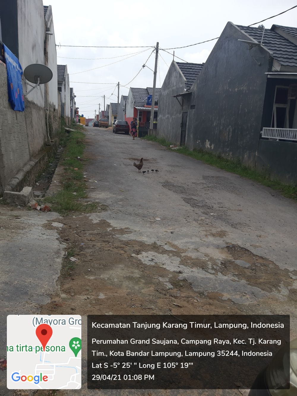 foto posisi tengah perumahan Grand saujana