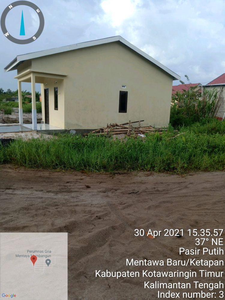 foto posisi tengah perumahan Perumahan Griya Mentaya membangun
