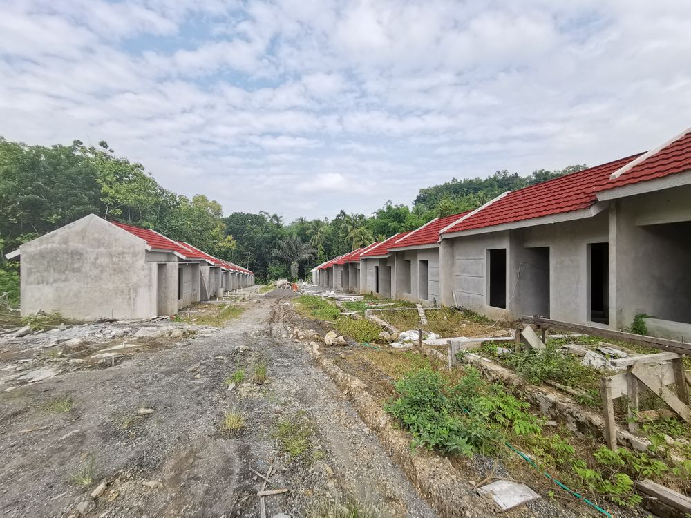 foto posisi tengah perumahan Nawa Village Bangunjiwo