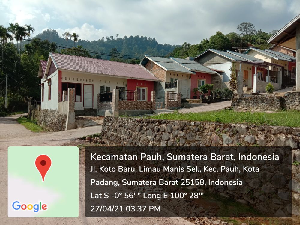 foto posisi tengah perumahan VILLA ANGGREK BULAN