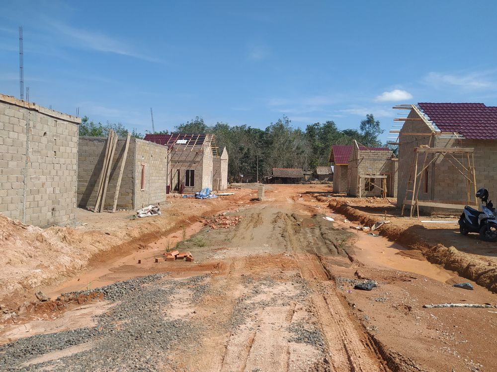 foto posisi tengah perumahan BIYUKU INDAH RESIDENCE