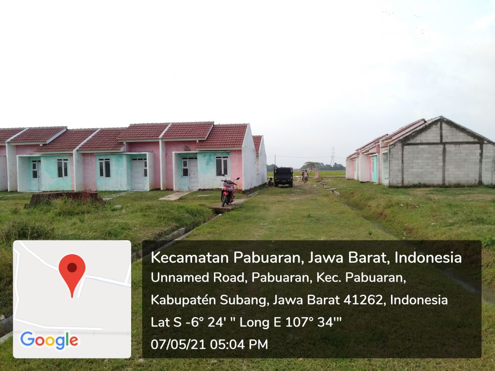 foto posisi tengah perumahan PESONA PABUARAN