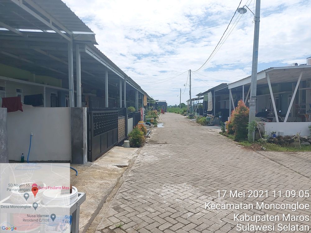foto posisi tengah perumahan BUMI FINDARIA MAS TAHAP 3