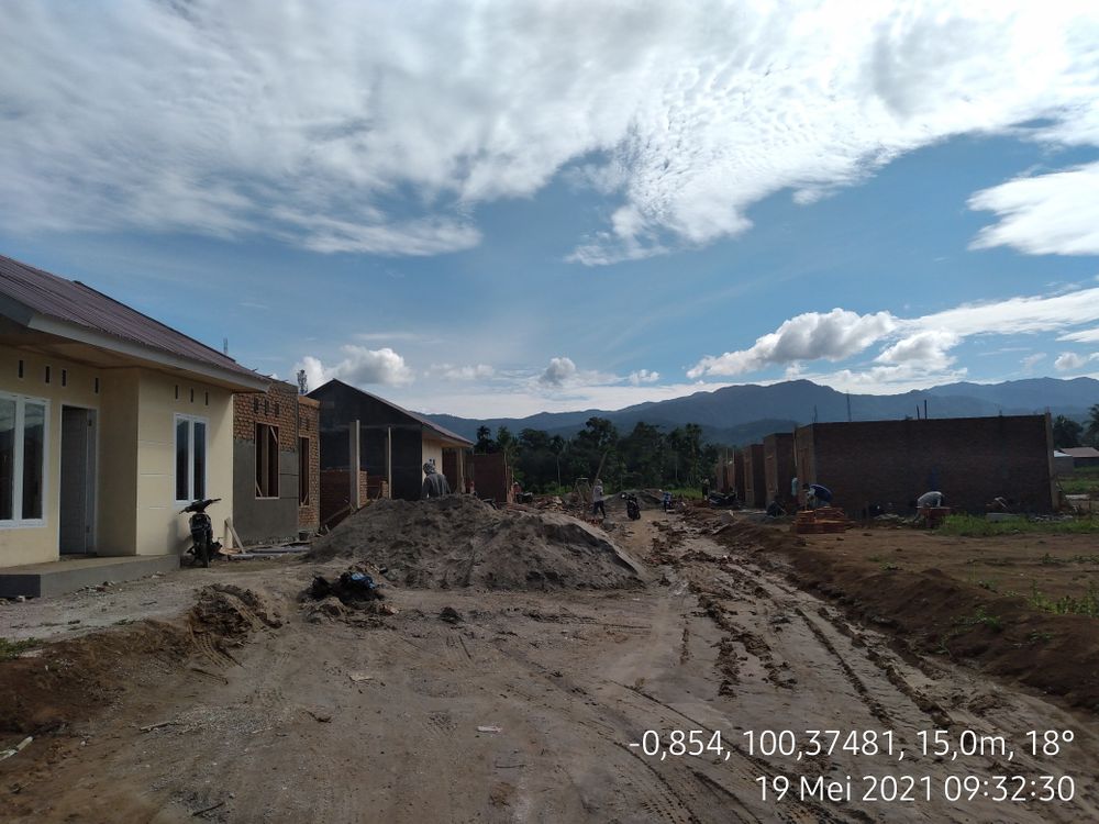 foto posisi tengah perumahan ABI GURUN LAWEH KOTO PANJANG