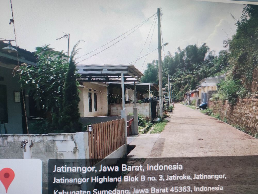 foto posisi tengah perumahan JATINANGOR HIGHLAND