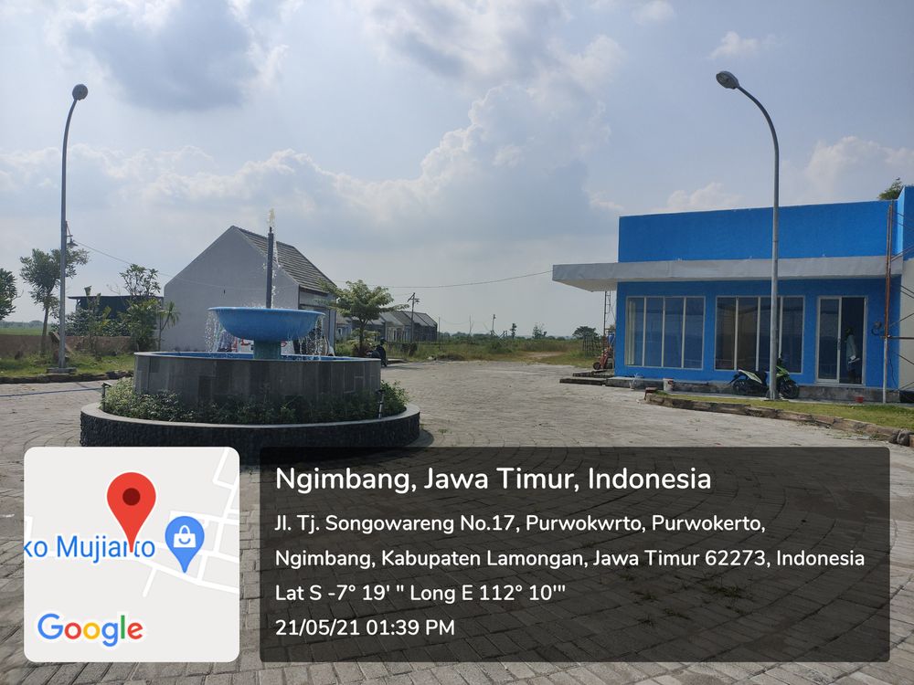 foto posisi tengah perumahan Grand Ngimbang