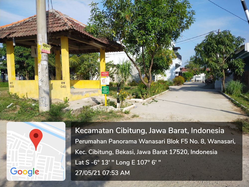 foto posisi tengah perumahan PANORAMA WANASARI CIBITUNG