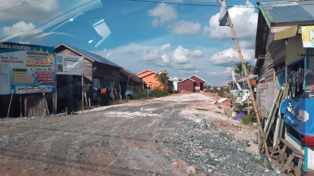 foto posisi tengah perumahan BERKAH AL-FATIH RESIDENCE