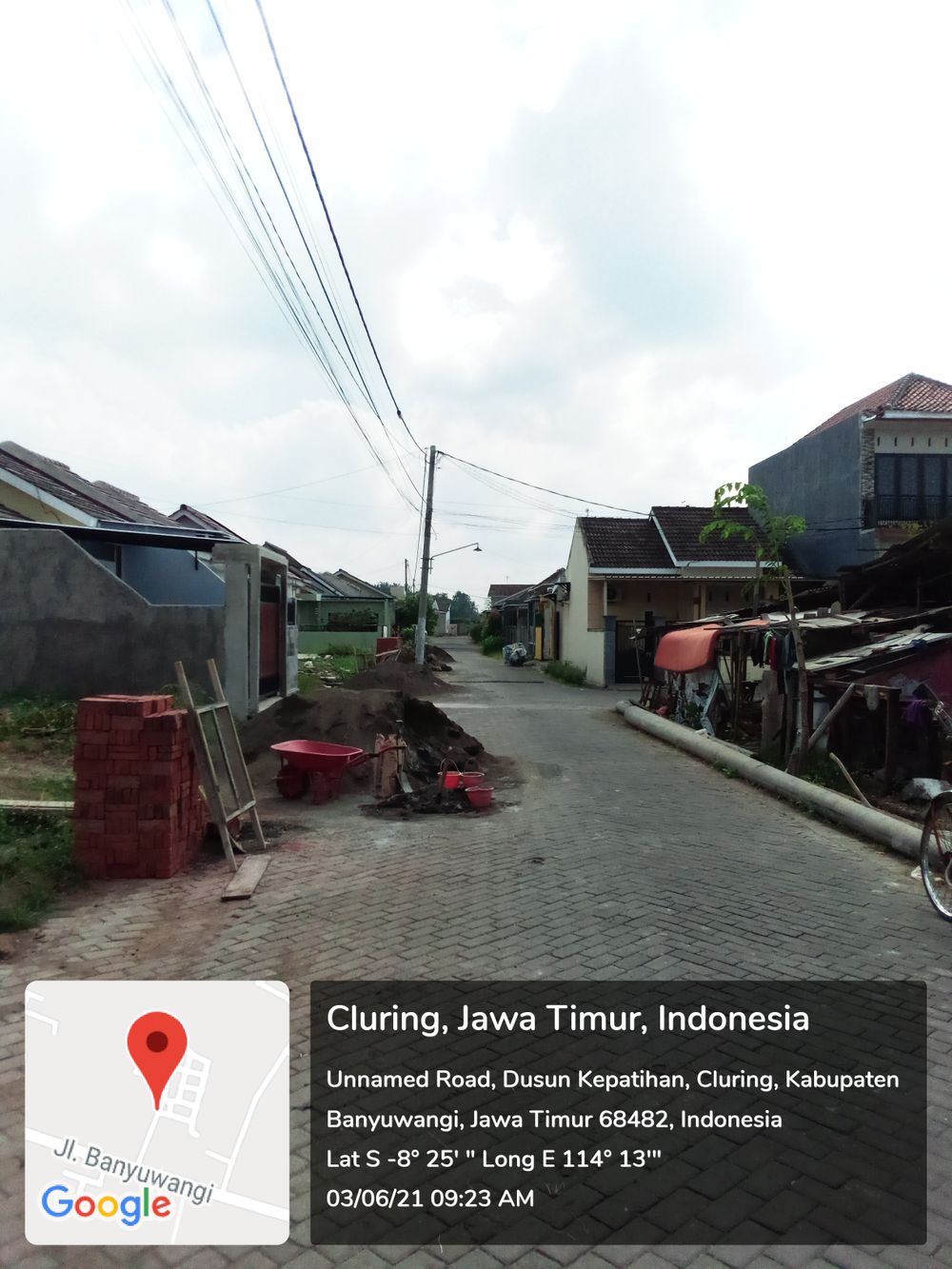 foto posisi tengah perumahan PERUMAHAN BTN CLURING INDAH TAHAP 1
