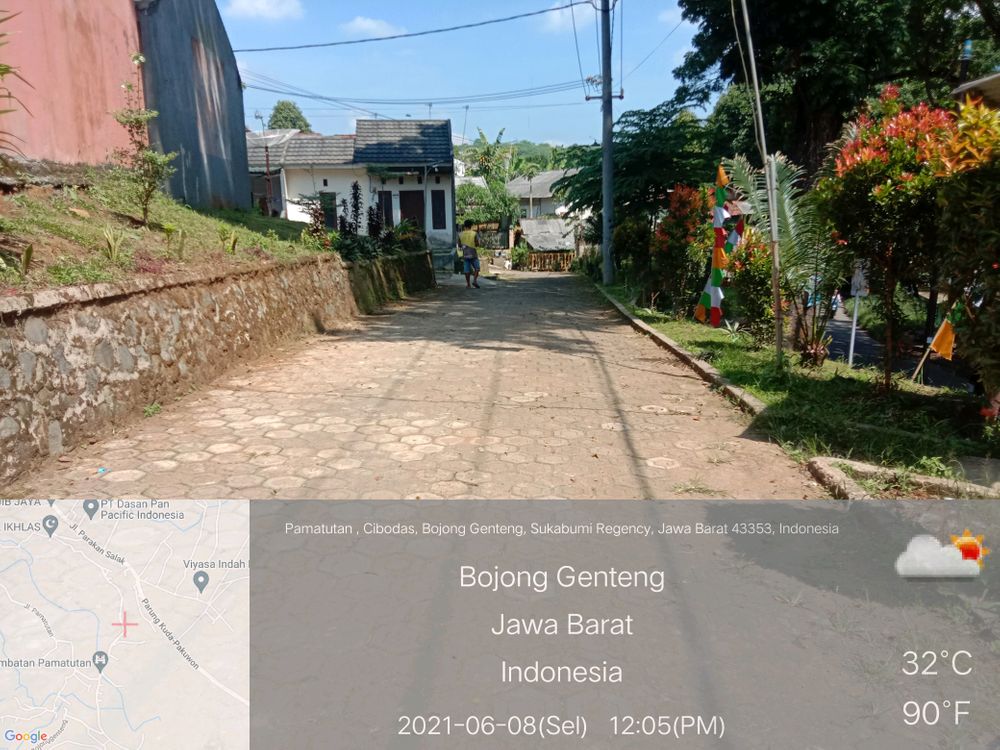 foto posisi tengah perumahan MAYANTI HILL