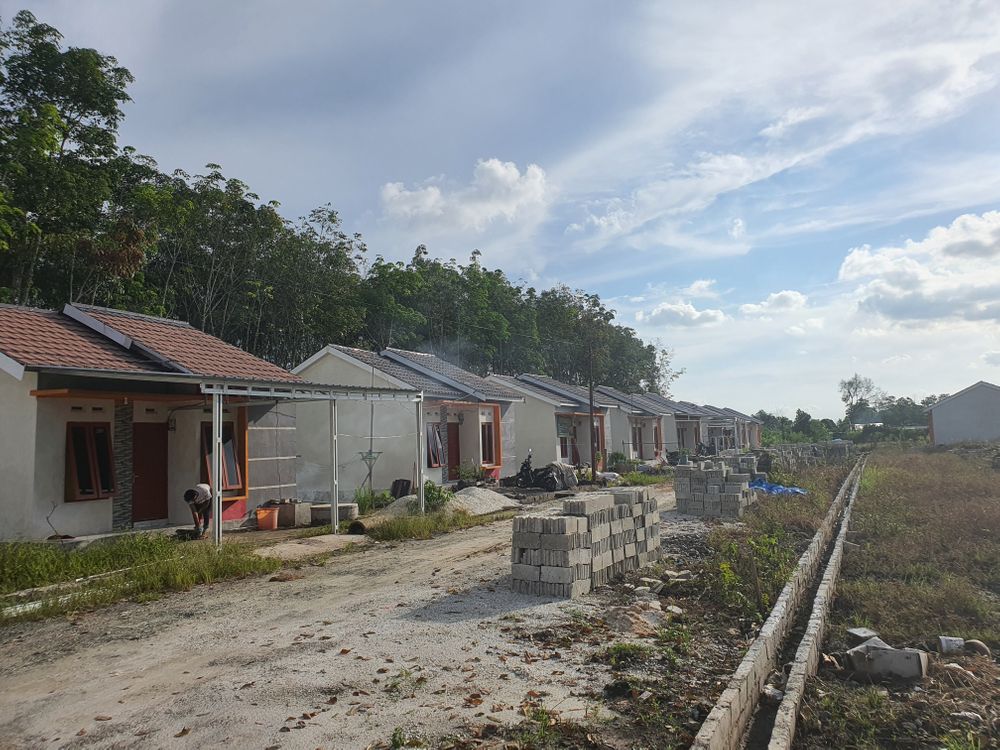 foto posisi tengah perumahan D'Alfa Sinergia 2.0 Tahap Ke-2