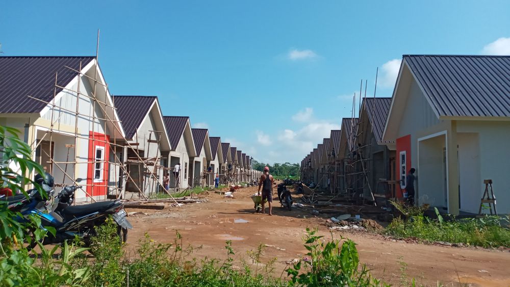 foto posisi tengah perumahan PAL MASS RESIDENCE