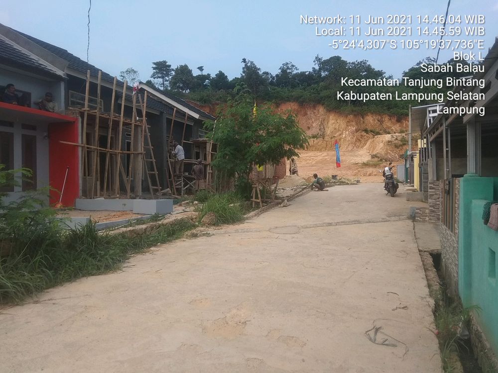 foto posisi tengah perumahan GRIYA CEMERLANG 1 TAHAP 2
