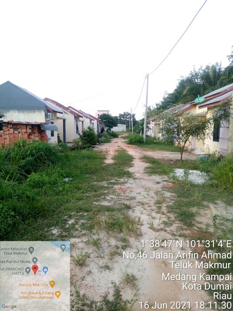 foto posisi tengah perumahan MAKMUR INDAH PERMAI
