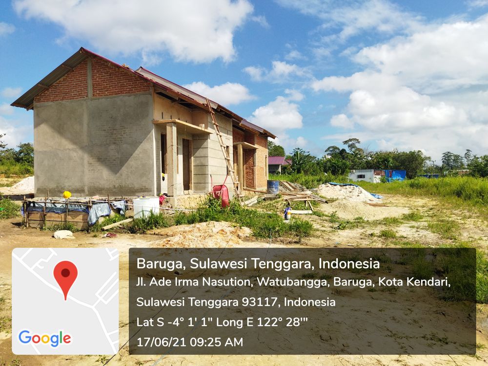 foto posisi tengah perumahan Aura Residence 2