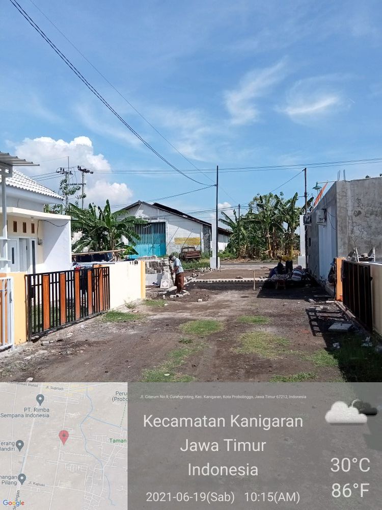 foto posisi tengah perumahan Citarum City