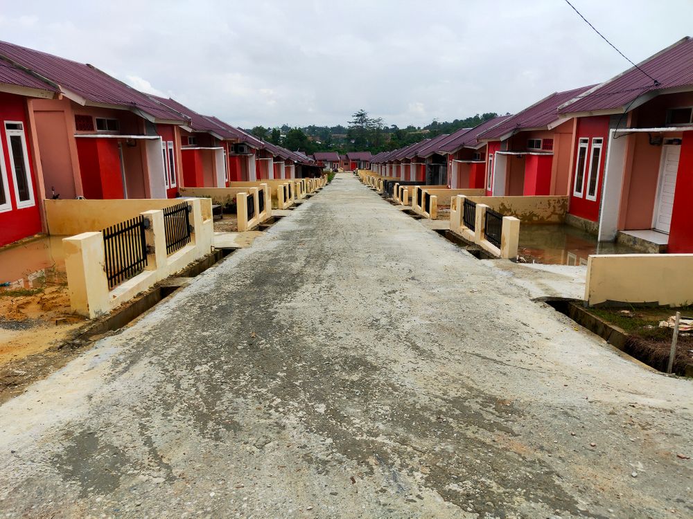 foto posisi tengah perumahan Graha Timur Raya Tahap 3