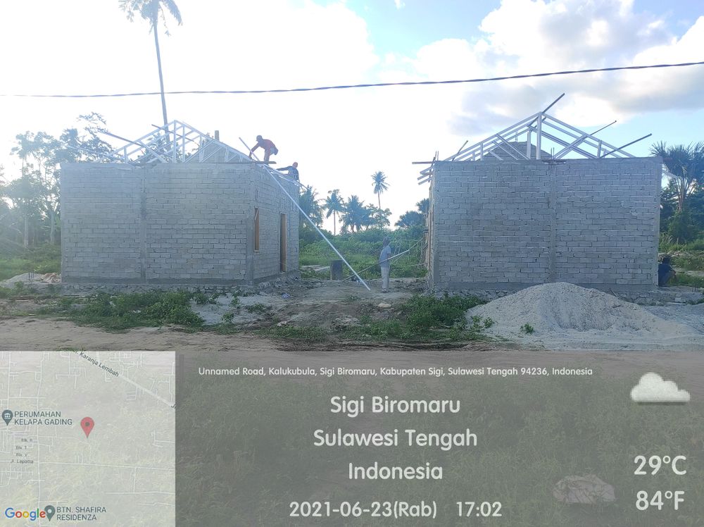 foto posisi tengah perumahan Bintang Kalukubula Residence