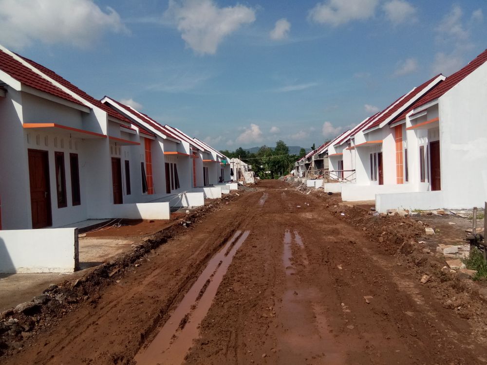 foto posisi tengah perumahan Bumiayu Residence