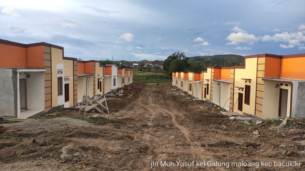 foto posisi tengah perumahan Griya permata sari Galung maloang 2