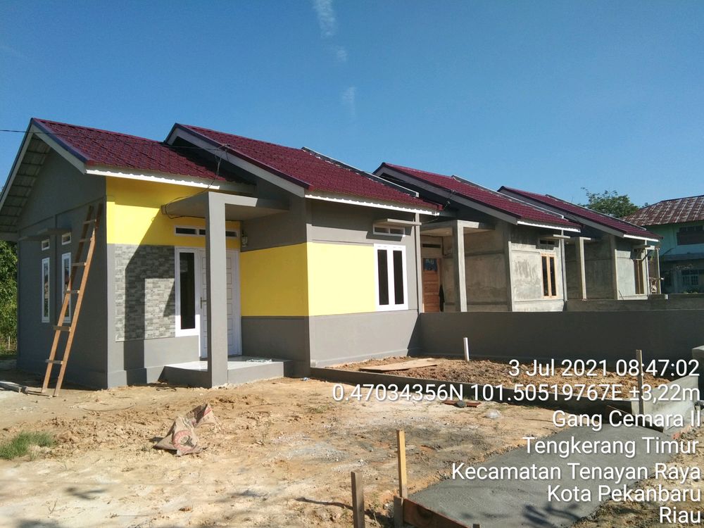 foto posisi tengah perumahan GRIYA PESONA KULIM BLOK C