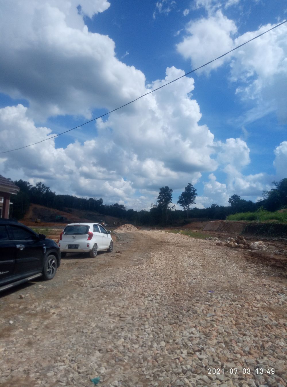 foto posisi tengah perumahan Balai Pangeran Residence Balangan