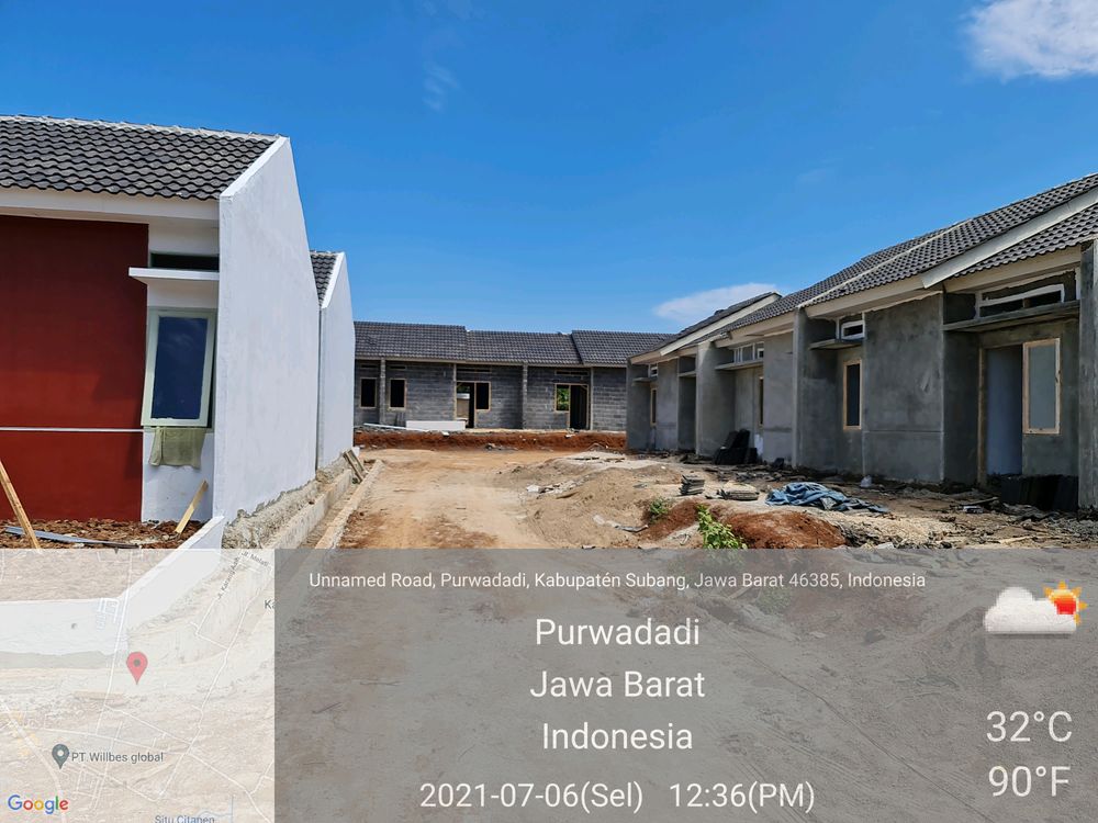 foto posisi tengah perumahan GRAHA RESIDENCE