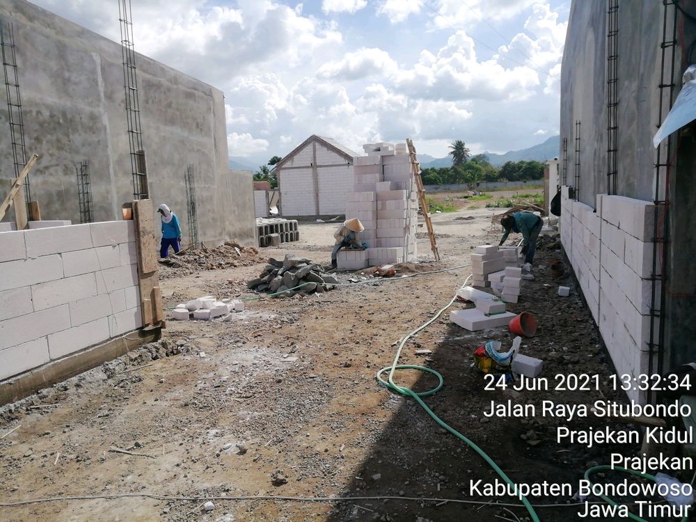foto posisi tengah perumahan Griya prajekan asri