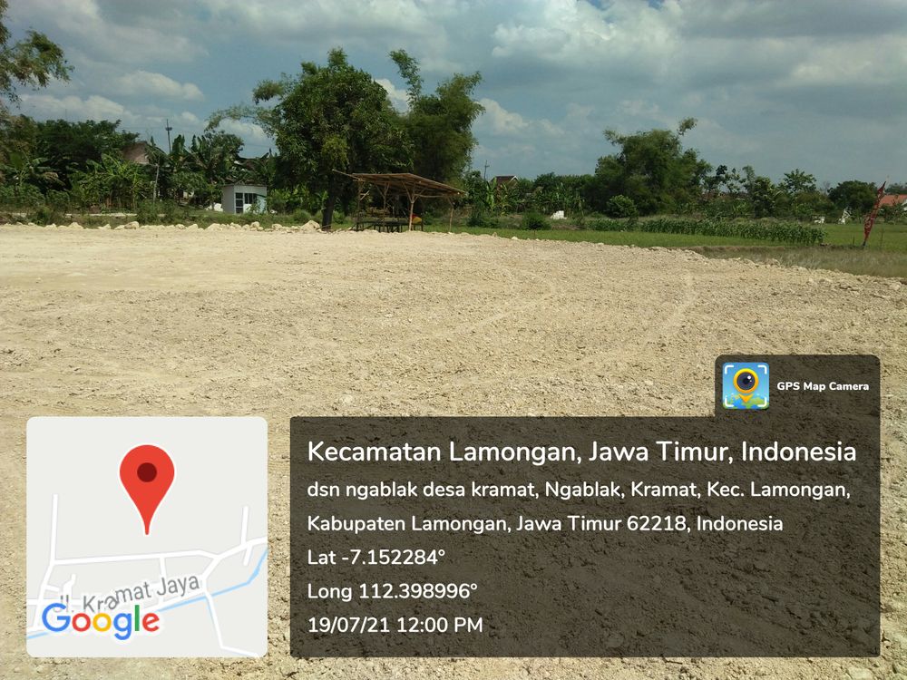 foto posisi tengah perumahan Yura Regency Lamongan