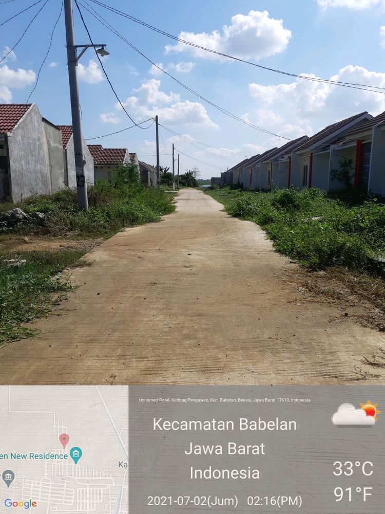 foto posisi tengah perumahan GREEN NEW RESIDENCE TAHAP II