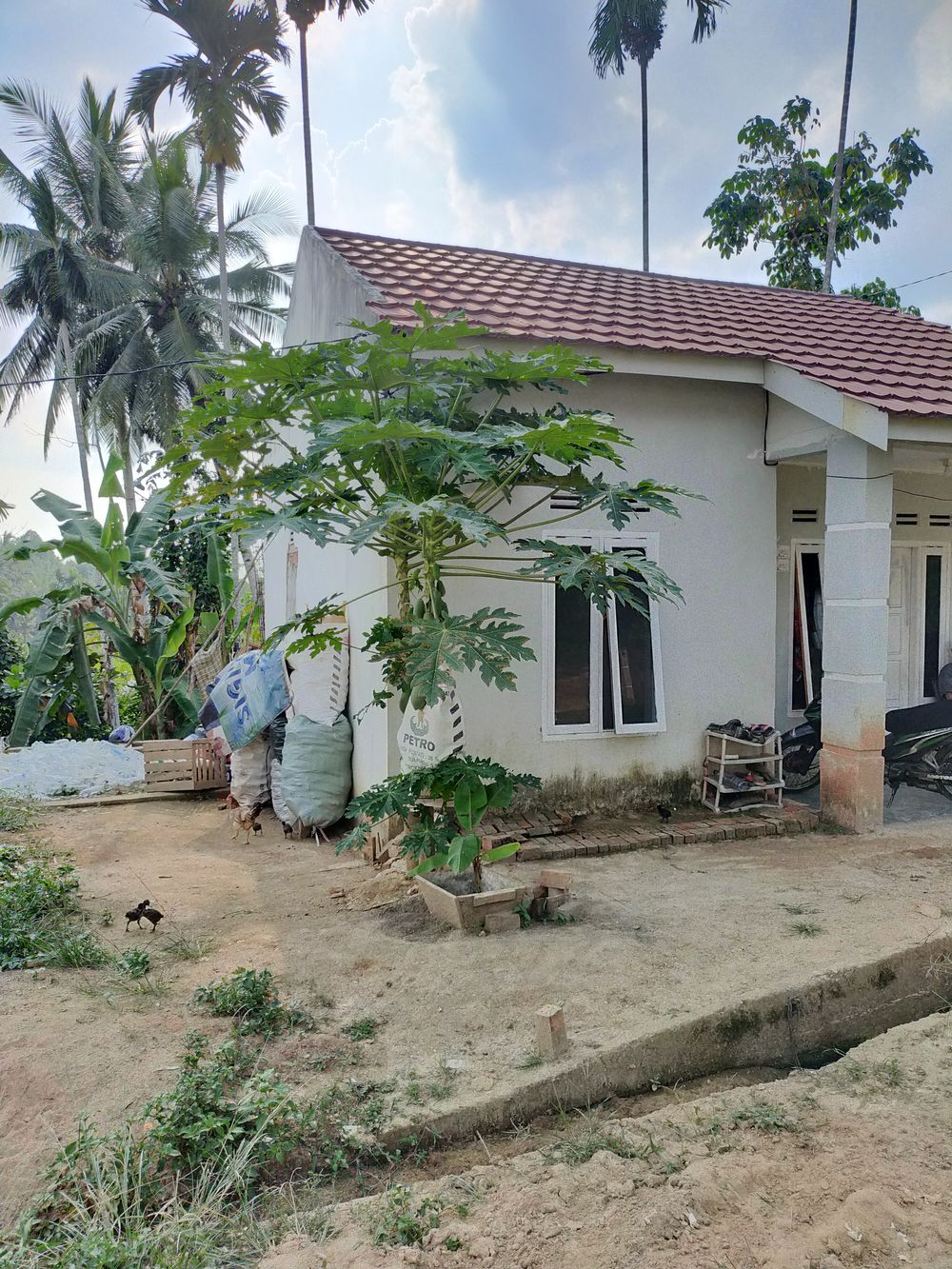 foto posisi tengah perumahan Geico Tijar Asri