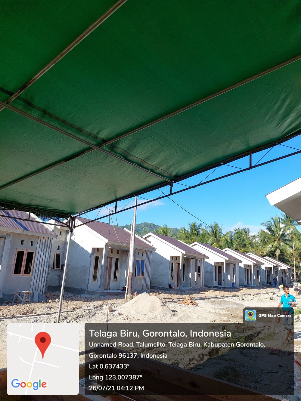 foto posisi tengah perumahan AMANDA RESIDENCE Telaga Biru, Gorontalo, indonesia