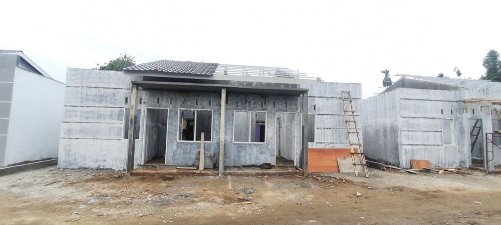 foto posisi tengah perumahan Mutiara Lepan Residence
