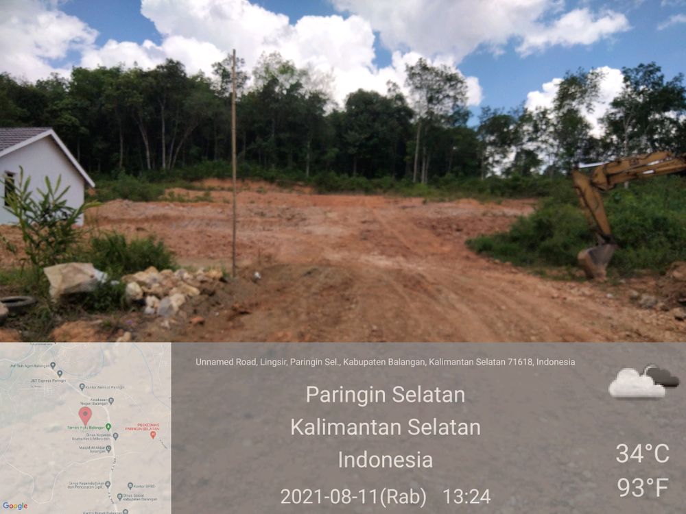 foto posisi tengah perumahan Griya Banua Sanggam