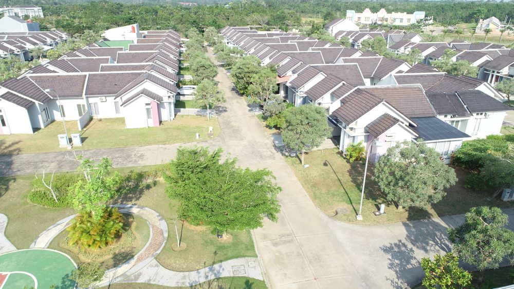 foto posisi tengah perumahan CitraRaya City Cluster Terrace Hill