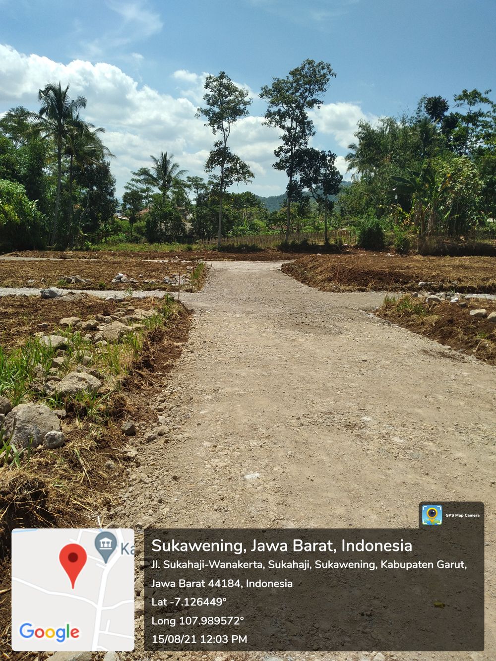 foto posisi tengah perumahan Green Cisalam Permai