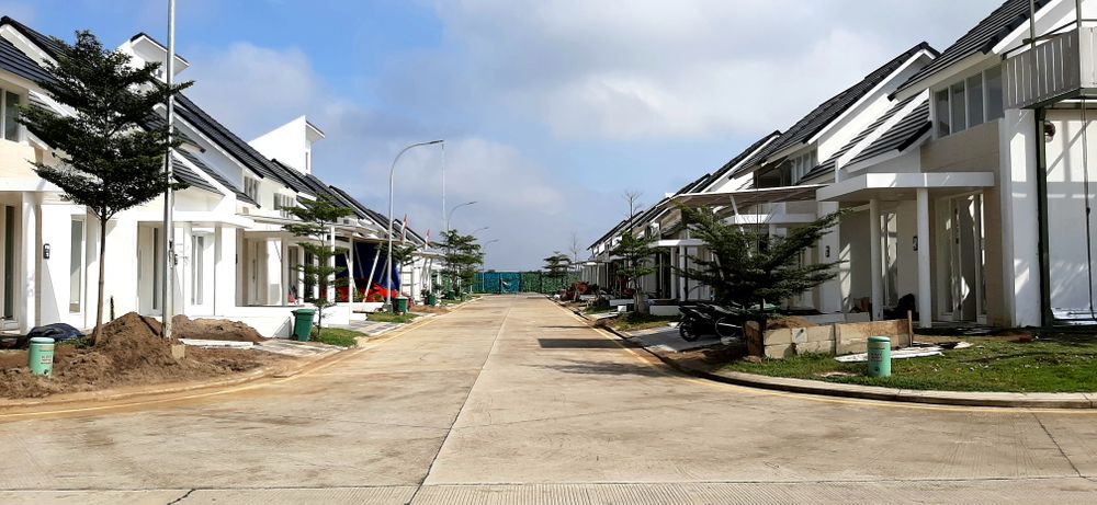 foto posisi tengah perumahan CITRALAND PALEMBANG - CLUSTER INARI