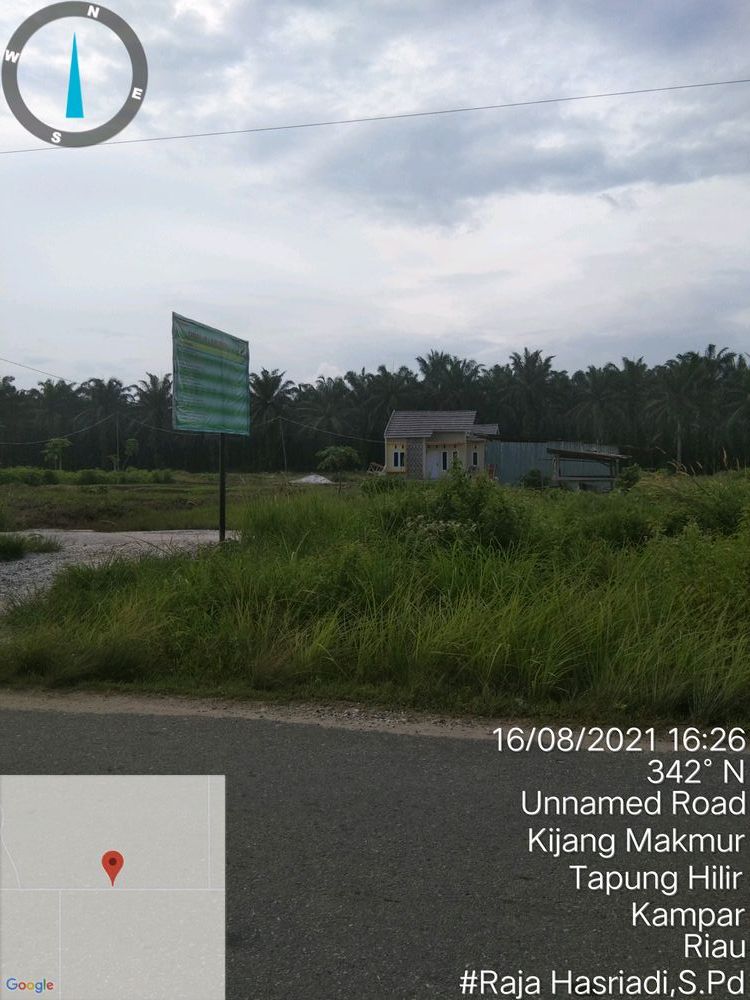 foto posisi tengah perumahan Taman Al-Kautsar