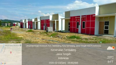 foto posisi tengah perumahan CLUSTER DIPONEGORO