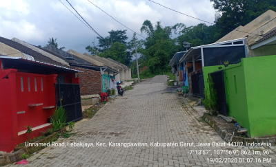 foto posisi tengah perumahan Cempaka lemahneundeut permai