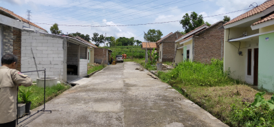 foto posisi tengah perumahan perum Mustika Regency 2